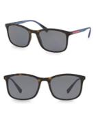 Prada Sport 56mm Tortoise Sunglasses