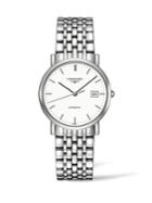 Longines Elegant Collection Stainless Steel Automatic Link Bracelet Watch