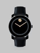 Movado Large Bold Watch/gold Detail