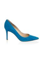 Gianvito Rossi Suede Point Toe Pumps