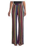 Etro Rainbow Stripe Silk Pants