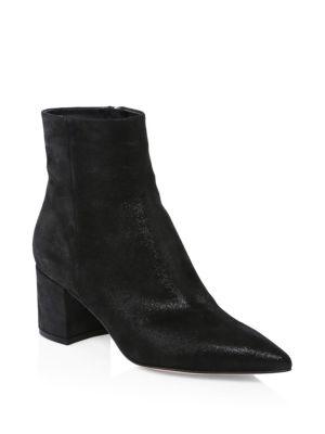 Gianvito Rossi Leather Point-toe Booties
