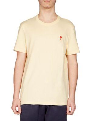 Ami Cotton Embroidered Tee