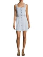 7 For All Mankind Button Front Denim Dress