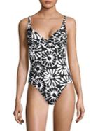 Tory Burch One-piece Floral Swimsuit