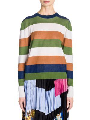 Marni Striped Cotton Knit Sweater