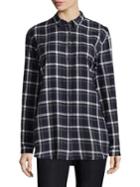 Lafayette 148 New York Sabira Blouse With Chain Detail