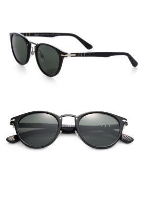 Persol 47mm Round Sunglasses