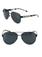 Burberry 60mm Pilot Sunglasses