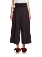 Cedric Charlier Cotton Smocked Culotte