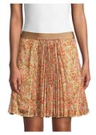 Coach Coach 1941 Retro Floral Print Pleated Skirt