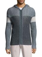Strellson Hooded Zip-front Sweater