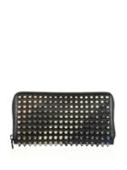 Christian Louboutin Panettone Spiked Leather Zip-around Wallet