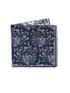 Saks Fifth Avenue Collection Two Tone Paisley Pocket Square