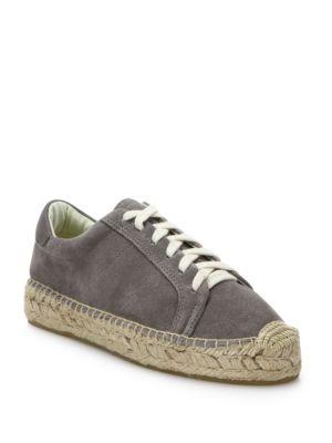 Soludos Canvas Lace-up Espadrille Platform Sneakers