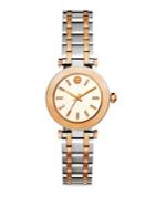Tory Burch The Classic T Two-tone Stainless Steel Bracelet Watch