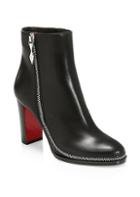 Christian Louboutin Telezip 85 Leather Booties