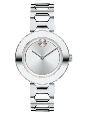 Movado Bold Stainless Steel Bracelet Watch/32mm