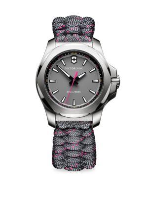 Victorinox Swiss Army I.n.o.x. Analog Paracord Bracelet Watch
