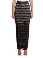 Alice And Olivia Ettley Lace Maxi Skirt