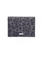 Dolce & Gabbana Leopard Print Leather Billfold Wallet