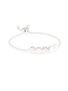 Monica Vinader Sterling Silver Linear Bead Friendship Bracelet