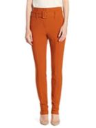Theory Belted Cigarette Crop Pants