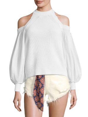 Free People Catch A Glimpse Cold-shoulder Top
