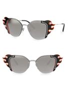 Prada 64mm Cat Eye Sunglasses