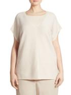 Lafayette 148 New York, Plus Size Sequined Rib-knit Sweater