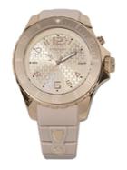 Kyboe Power Sand Dollar Silicone & Rose Goldtone Stainless Steel Strap Watch/48mm