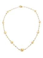 Marco Bicego Africa Diamond Beaded Gold Necklace
