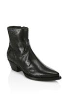 Saint Laurent Lukas Python Leather Ankle Boots