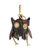 Burberry Owl Cotton Bag Charm