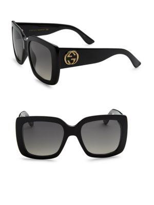 Gucci 53mm Classic Square Sunglasses