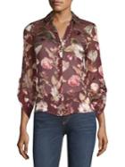 Alice + Olivia Eloise Button-front Blouse