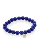 Sydney Evan Blue Lapis, Diamond & 14k Gold Rondelle Lock Bracelet