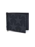 Valentino Garavani Star Paneled Leather Clip Wallet