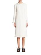 Marni Crinkled Chiffon Midi Dress