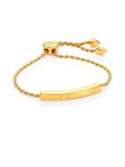 Monica Vinader Linear Chain Bracelet/goldtone