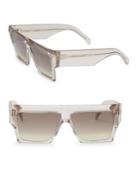 Celine 61mm Wraparound Sunglasses