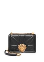 Dolce & Gabbana Large Devotion Leather Crossbody Bag