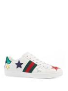 Gucci New Ace Star Leather Low-top Sneakers