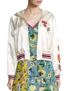 Tommy Hilfiger Collection Runway Track & Field Hooded Varsity Jacket
