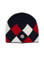 Moncler Berretto Wool Argyle Hat
