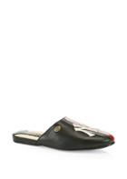 Gucci Flamel New York Yankees Leather Slippers