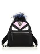 Fendi Monster Nylon, Leather & Fur Backpack