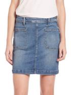 Frame Le Patch Pocket Jean Skirt