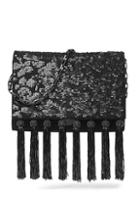 Michael Kors Collection Yasmeen Suede And Sequin Beaded Clutch