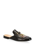 Gucci Princetown Embroidered Slipper